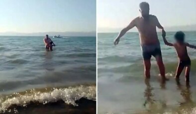 Polis babanın acı sonu! Bu görüntü ölmeden 5 dakika önce çekildi