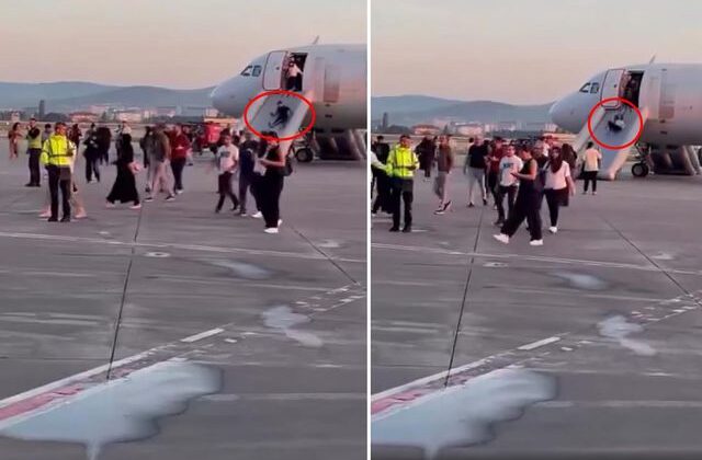 Esenboğa Havalimanı’nda büyük panik! Şarj cihazı alev aldı, yolcular apar topar tahliye edildi