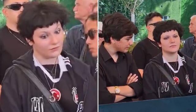 Reha Muhtar’ın cenazesinde dikkat çeken anlar! Poyraz Mina’yı dürterek uyardı