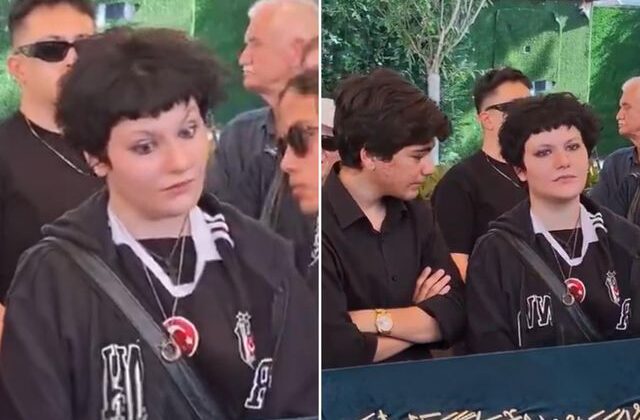 Reha Muhtar’ın cenazesinde dikkat çeken anlar! Poyraz Mina’yı dürterek uyardı