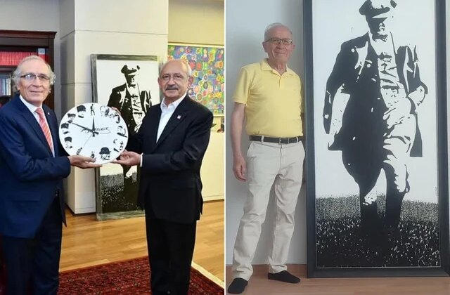 Ressam Hamza Saykan CHP’ye verdiği Atatürk tablolarını geri aldı