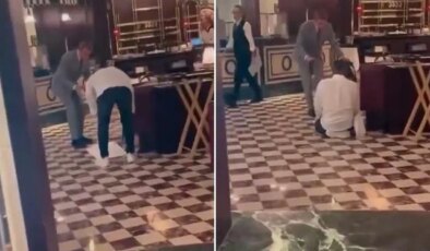 Restoranın ortasında namaz kıldı! Görüntü kullanıcıları ikiye böldü