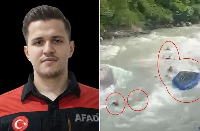 Rize’de AFAD personelinin hayatını kaybettiği kazanın görüntüsü ortaya çıktı