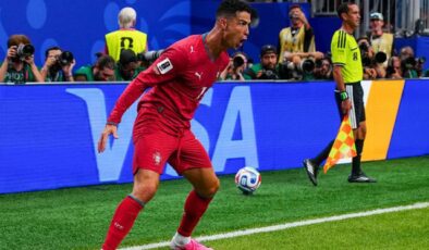 Ronaldo’nun tarihe geçtiği maçta Portekiz farka koştu