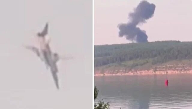 Rusya’da stratejik bombardıman uçağı düştü