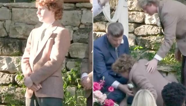 Sağdıç yere yığıldı, nikah memuru istifini bile bozmadı