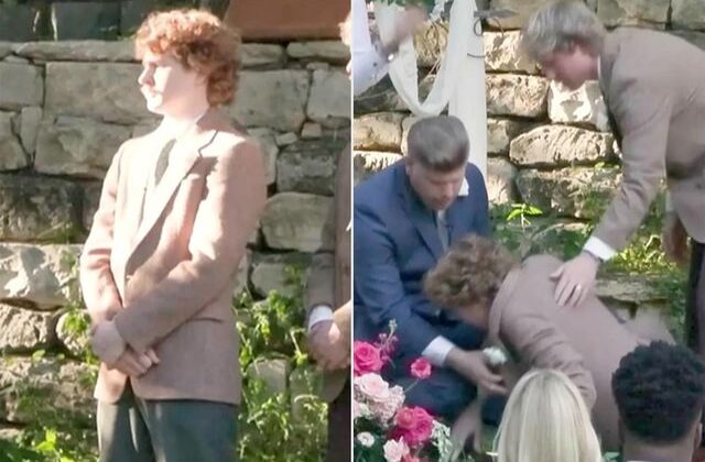 Sağdıç yere yığıldı, nikah memuru istifini bile bozmadı