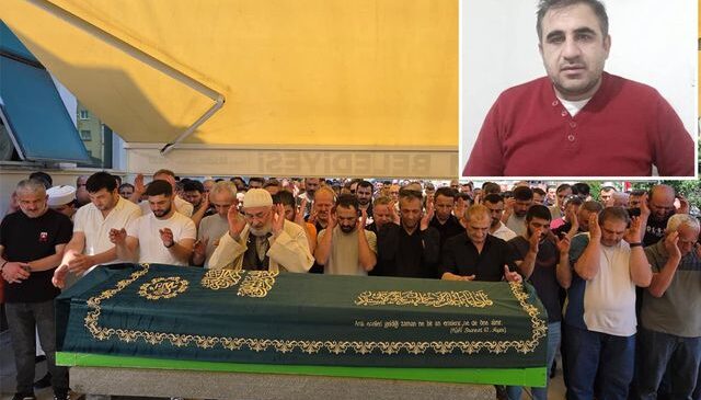 Samsun’da fabrika faciasında hayatını kaybeden işçiyi son yolculuğuna mesai arkadaşları uğurladı