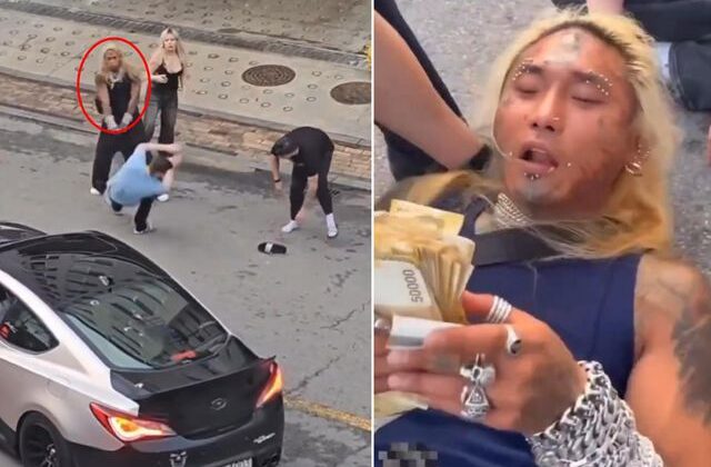Ülke bu görüntüyü konuşuyor! ABD askerlerini tek yumrukla yere serdi