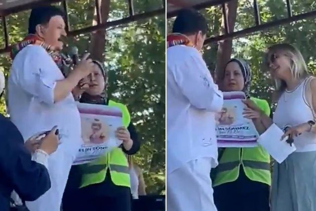 Gökhan Güney'in SMA hastası anneye müdahalesi tepki çekti