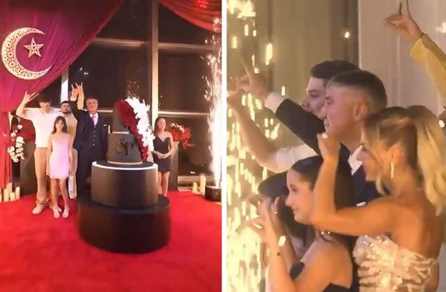 Sedat Peker, doğum günü partisinde ortaya çıktı: Çalan şarkıya dikkat çekici