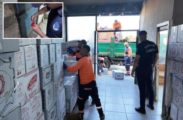 Yakalanmasalardı sofralara zehir saçacaklardı! Gaziantep’te 2 ton bozuk kuru pasta ele geçirildi