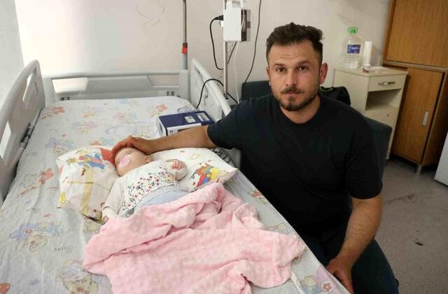Serum çıkarma işlemi esnasında sargıyla birlikte bebeğin parmağı kesildi
