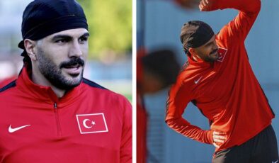 Sır gibi saklıyordu! Eren Elmalı yeni saç stiliyle sahaya çıktı