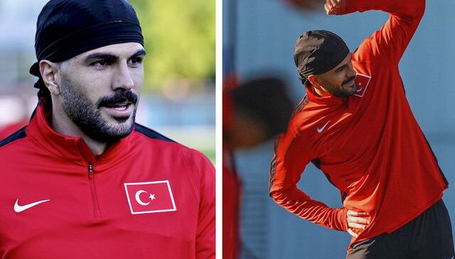 Sır gibi saklıyordu! Eren Elmalı yeni saç stiliyle sahaya çıktı