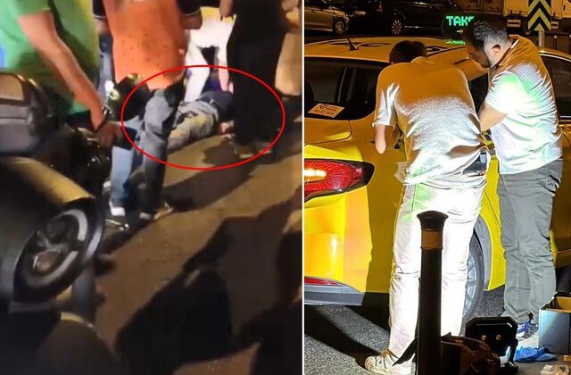 Şişli’de yolcusunun saldırısına uğrayan taksi şoförü ağır yaralandı