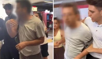 Şişli’de metrobüs istasyonunda gizlice kadın fotoğrafı çeken şüpheliye vatandaş müdahale etti