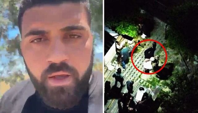Söke’deki çifte cinayetin şüphelisinin yakalandığı anlar dronla görüntülendi