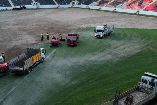 Süper Lig’in yeni stadı, sezona hazırlanıyor