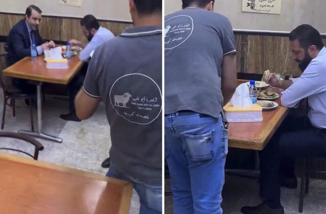 Suriye Cumhurbaşkanı Şara, Dışişleri Bakanı Şeybani ile esnaf lokantasında yemek yerken görüntülendi