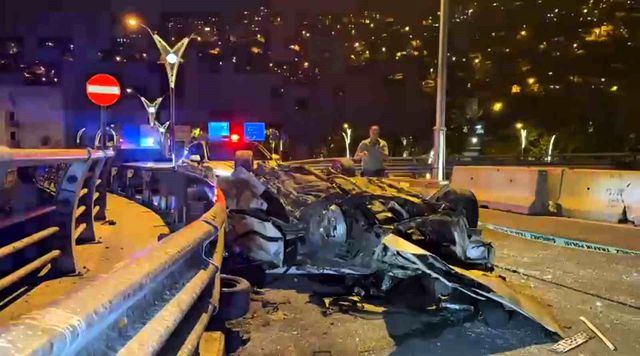 Zonguldak’ta taklalar atan otomobil demir yığınına döndü, 19 yaşındaki genç ağır yaralandı