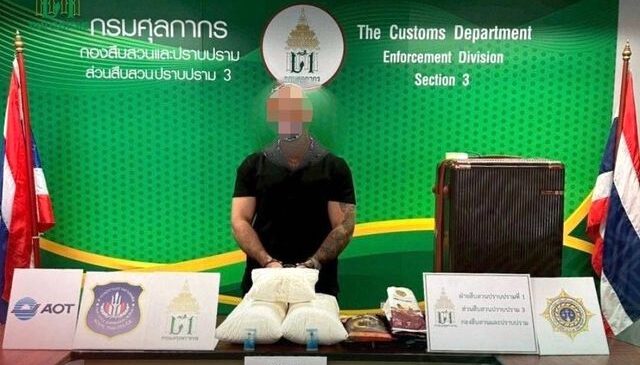Tayland’da 12 kilo uyuşturucuyla yakalanan Türk gözaltına alındı