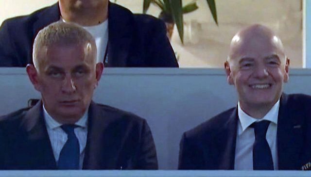 TFF Başkanı İbrahim Hacıosmanoğlu’nun sert bakışları yayına damga vurdu