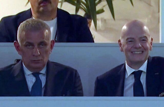 TFF Başkanı İbrahim Hacıosmanoğlu’nun sert bakışları yayına damga vurdu