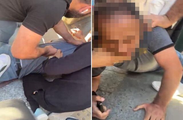 Tramvayda taciz iddiası! Yolcular darbetti: O senin kızın yaşında