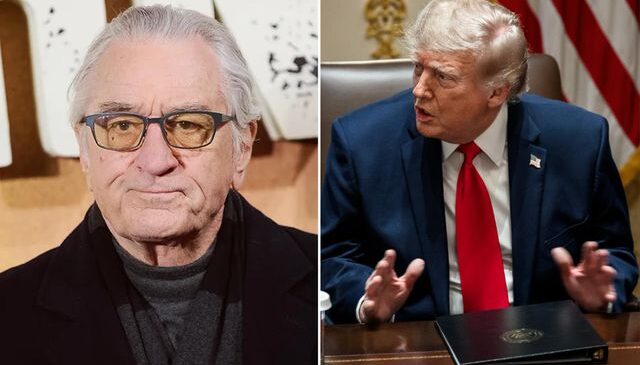 Trump’a verip veriştiren ünlü aktör kalabalığa küfürlü slogan attırdı