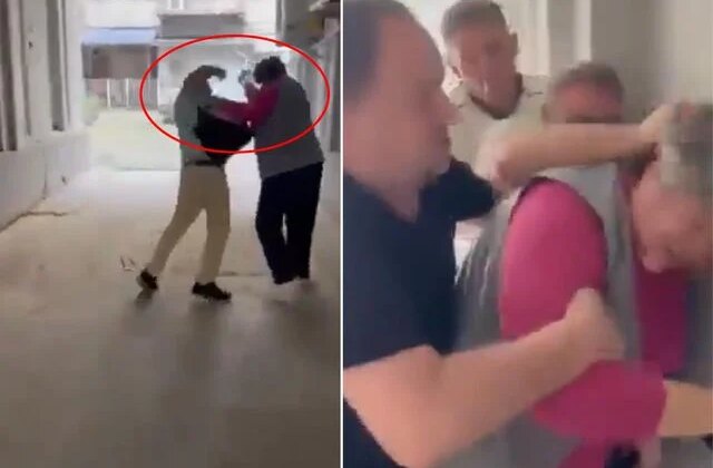 Ukrayna’da skandal görüntü! Türk restoran sahibi yaşlı kadını öldüresiye dövdü