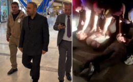 Ünvanını söyleyip AVM denetlemeye kalktı, polis fena paketledi