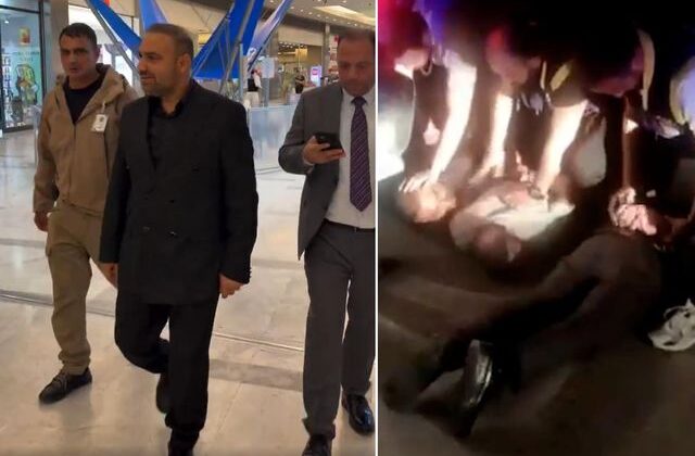 Ünvanını söyleyip AVM denetlemeye kalktı, polis fena paketledi