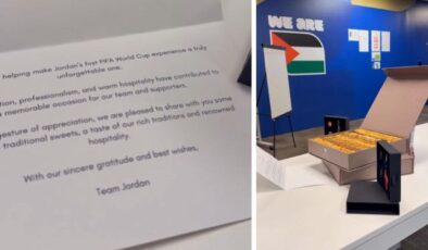 Ürdün Milli Takımı’ndan alkış alan hareket