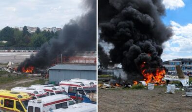 Varşova’da hafif uçak sokağa düştü: 2 kişi öldü, 2 kişi yaralandı
