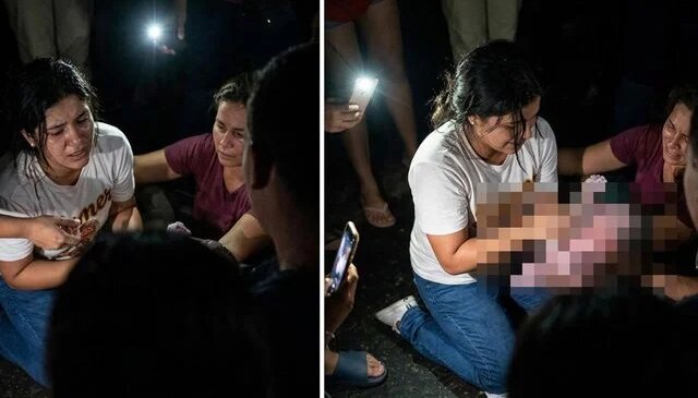 Venezuela’da depremin ortasında mucize doğum