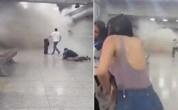 Venezuela’daki deprem anı kamerada! Havalimanındaki panik saniye saniye kaydedildi