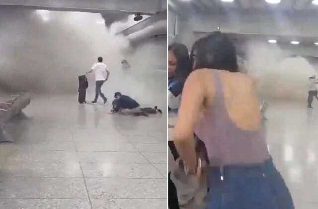 Venezuela’daki deprem anı kamerada! Havalimanındaki panik saniye saniye kaydedildi