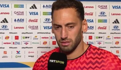 ‘Vuruyoruz olmuyor, denedik olmuyor’ diyen Hakan Çalhanoğlu’ndan veda