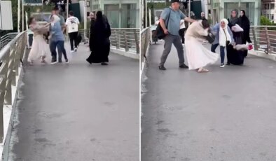 Kocasıyla ilişkiye girmeye çalışan kadını evire çevire dövdü
