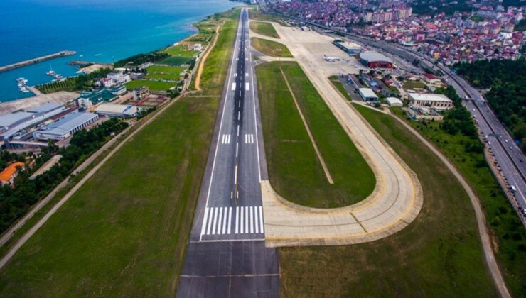 100 milyon ton kaya ile deniz doldurularak Trabzon’a yeni havalimanı inşa edilecek