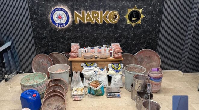 İstanbul’da uyuşturucu 115 kilo hammaddesi ele geçirildi: Tonlarca üretim yapılacaktı