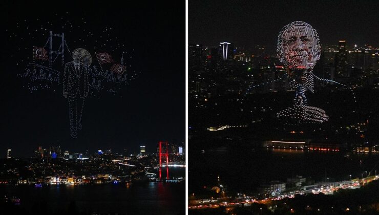 15 Temmuz’un 10. yılında 1500 dronlu ışık gösterisi