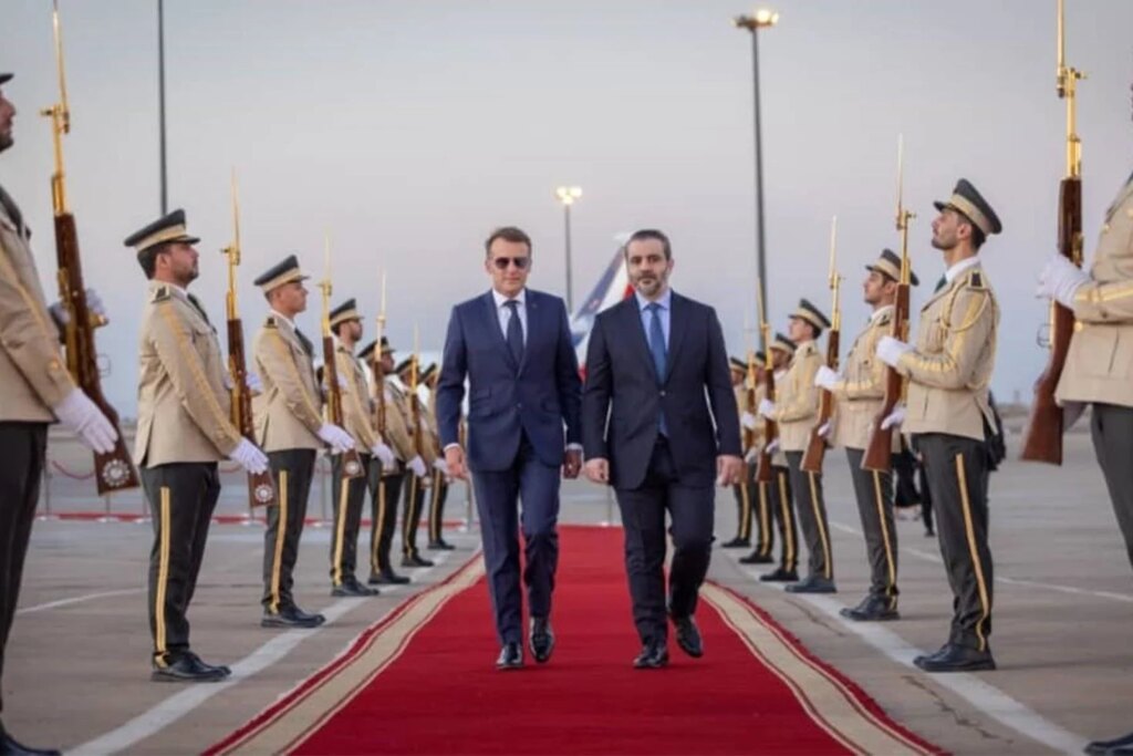 Emmanuel Macron becomes first EU leader to visit post-Assad Syria