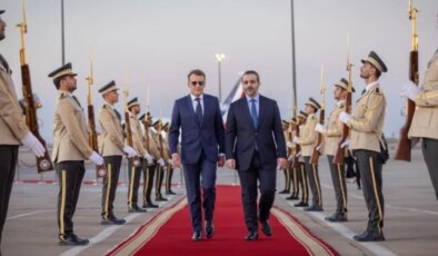 Macron, Esad sonrası Suriye topraklarına ayak basan ilk AB lideri oldu