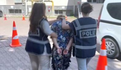 80 yıl kesinleşmiş cezası bulunan kadın polisten kaçamadı