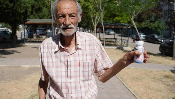 34 yıldır su içemeyen yaşlı adam, 10 gündür yemek de yiyemiyor