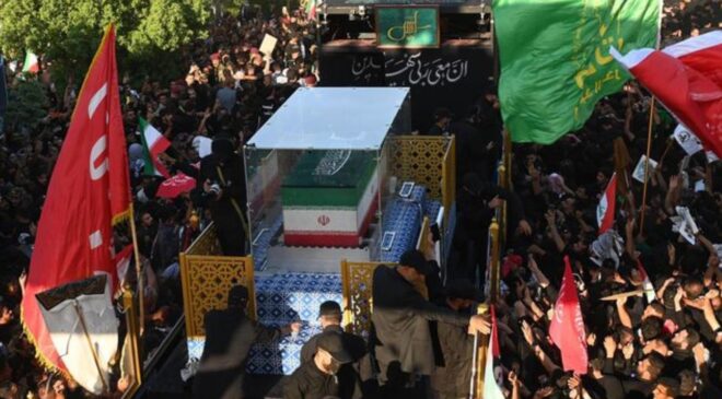 Hamaney için veda törenleri devam ediyor: Naaşı bugün Necef’e ulaştı