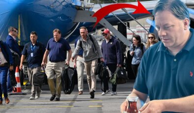 Trump’ın ekibinden ilk üst düzey konuk Esenboğa’ya indi, hemen çay ikram edildi