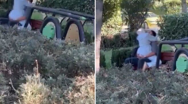 Allah sizi ıslah etsin! Herkesin ortasında yaptıklarına bakın